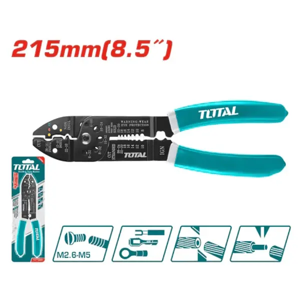 Alicate Pela Cables 8.5" Total