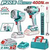 Combo 20v Pistola Impacto 1/2" 400nm + Lampata 2000l Total