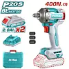 Taladro Impacto 20v 1/2" 400nm + 2 Baterías 2.0 Ah Total