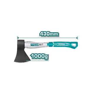 Hacha 1000g Mango Fibra De Vidrio Total