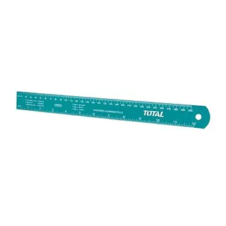 Regla 30cm De Aluminio Total