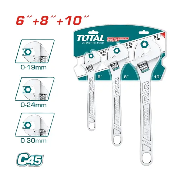 Juego De Llave Peston 6"/8"/9" Super Total
