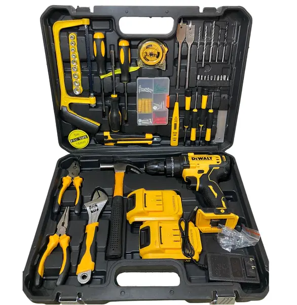Combo Herramienta Taladro - Batería - Kit De Accesorios