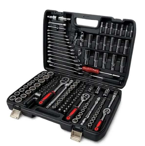 Juego De Dados Y Herramientas 216 Piezas Cr-V.