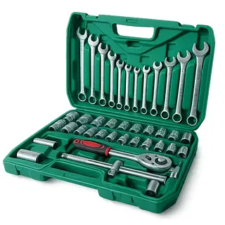 Juego De Dados Y Herramientas 37 Piezas Cr-V