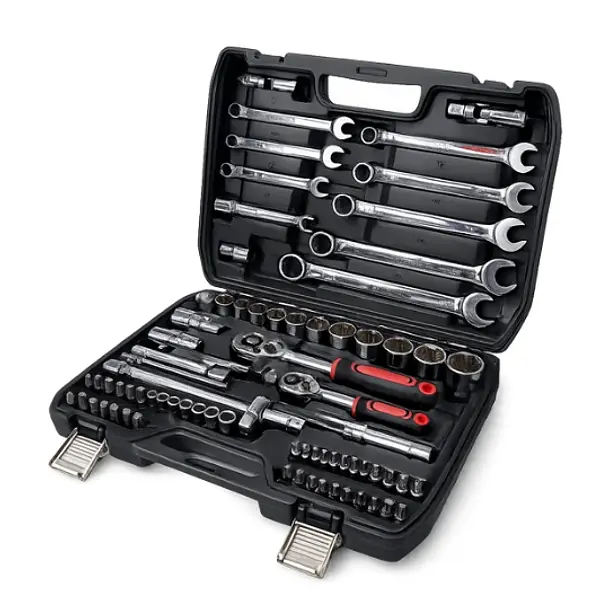 Juego De Dados Y Herramientas 82 Piezas Cr-V
